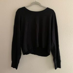 aerie offline Cropped, Open-Back Sweatshirt